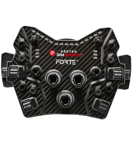 Asetek SimSports Forte GT Button Box (Black, Aluminum)