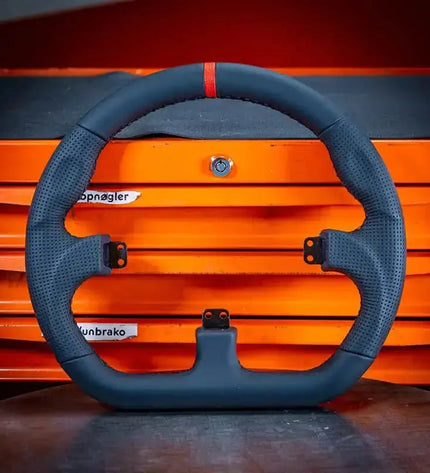 Asetek SimSports GT Closed D Black Leather Rim