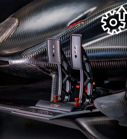 Asetek SimSports La Prima Sim Racing Throttle & Brake Pedals