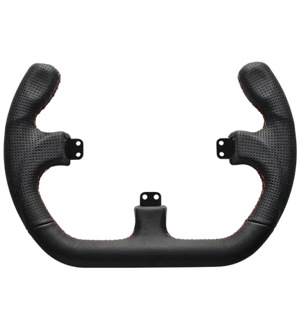 Asetek SimSports Open D Black Leather Rim