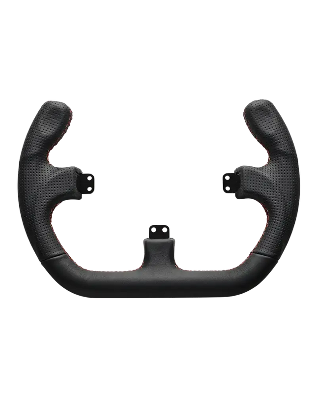 Asetek SimSports Open D Black Leather Rim