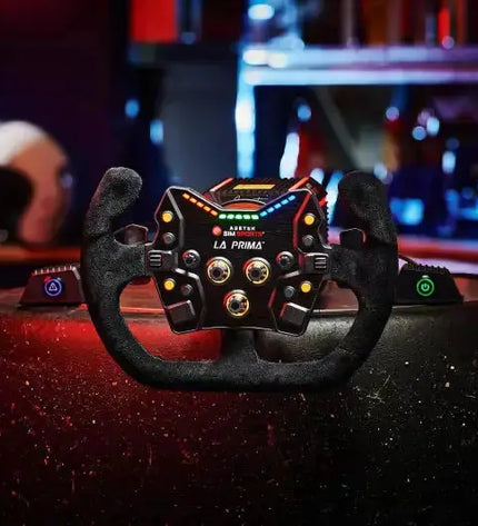 Asetek SimSports Open D Black Suede Rim