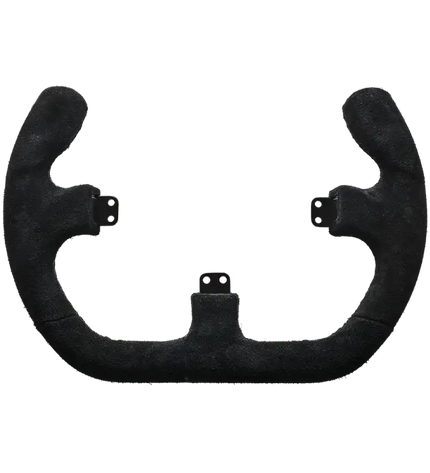 Asetek SimSports Open D Black Suede Rim