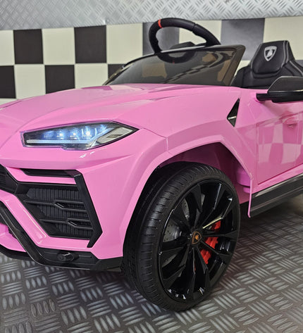 Accu-kinderauto Lamborghini Urus roze 12 volt