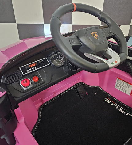 Accu-kinderauto Lamborghini Urus roze 12 volt