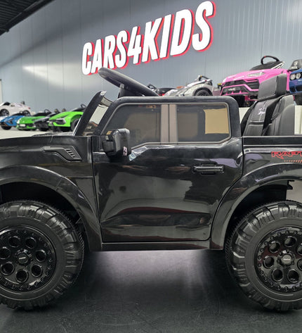 Ford Raptor 1-persoons 12-volt zwarte kinderauto