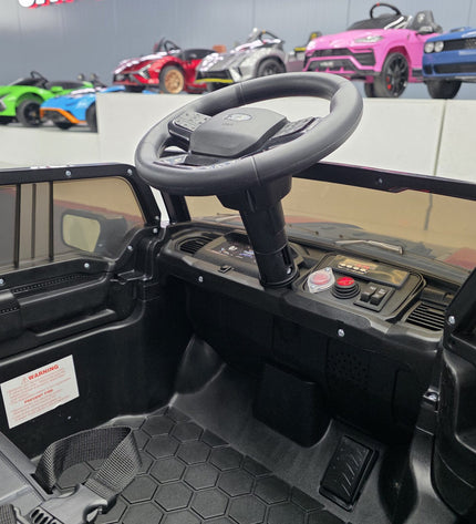 Ford Raptor 1-persoons 12-volt zwarte kinderauto