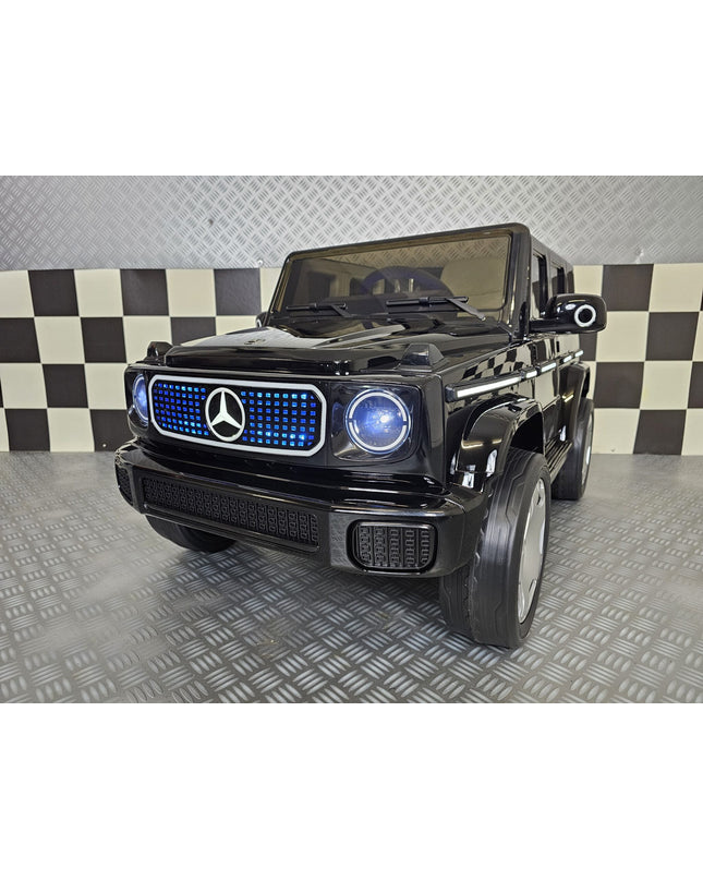 Kinderauto Mercedes EQG zwart 12 volt