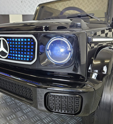 Kinderauto Mercedes EQG zwart 12 volt