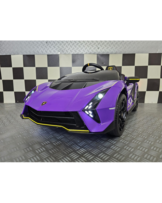 Kinderauto Lamborghini Auténtica paars 12 volt