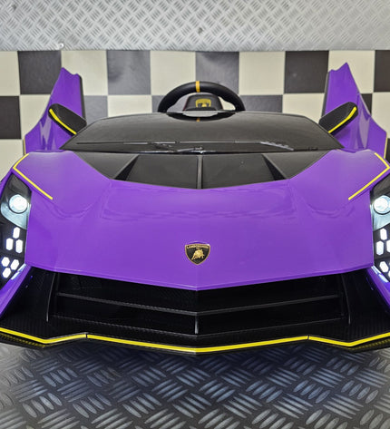 Kinderauto Lamborghini Auténtica paars 12 volt