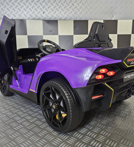 Kinderauto Lamborghini Auténtica paars 12 volt