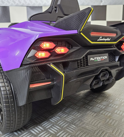 Kinderauto Lamborghini Auténtica paars 12 volt