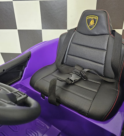 Kinderauto Lamborghini Auténtica paars 12 volt