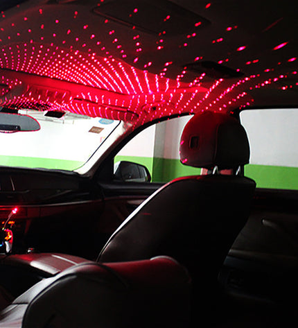 Mini LED Sterrenhemel Auto Projector – USB Sfeerverlichting Interieur