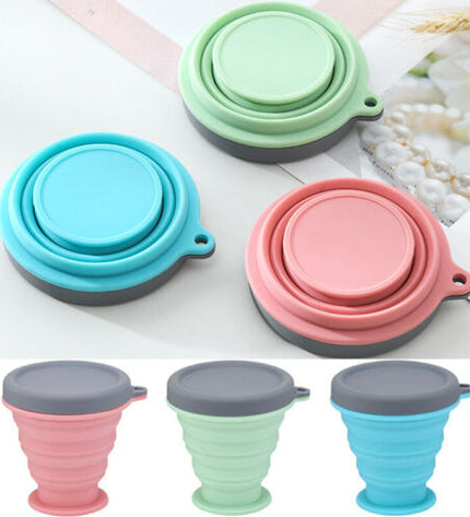 200ML Silicone Collapsible Travel Coffee Cup