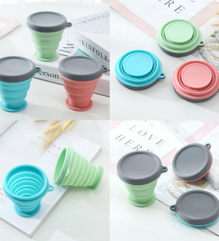 200ML Silicone Collapsible Travel Coffee Cup