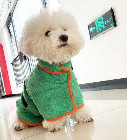 Pet Bathrobe Fast Drying Towel