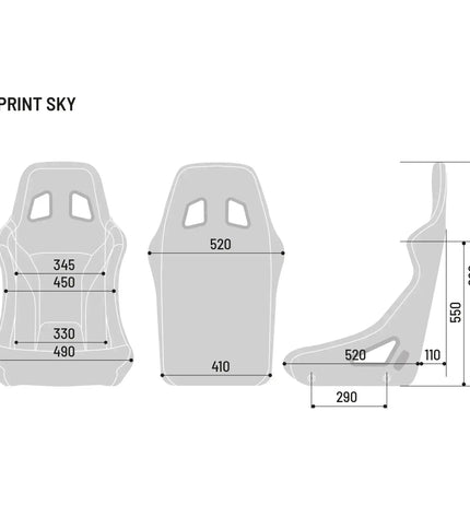Sparco SPRINT Vinyl