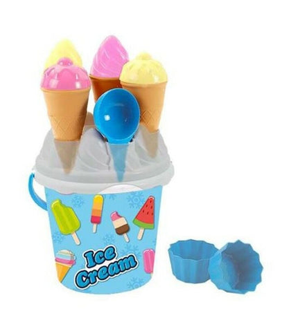 AVC Strandemmer Ice Cream AVC blue toy for outdoor play and games, featuring bright blue ice cream design.