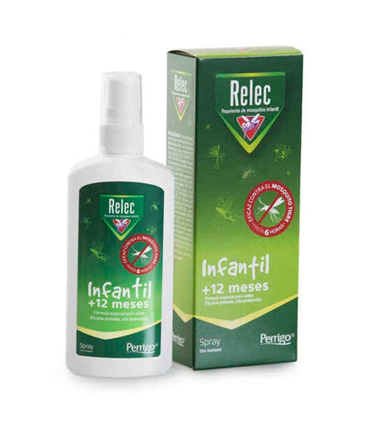 Relec Muggenspray Relec for children, outdoor mosquito repellent spray, ideal for camping and hiking activities.