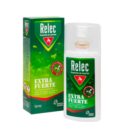 Relec Muggenspray Relec 75 ml bottle, outdoor camping and hiking insect repellent, compact spray for mosquito protection