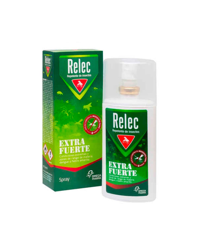 Relec Muggenspray Relec 75 ml bottle, outdoor camping and hiking insect repellent, compact spray for mosquito protection