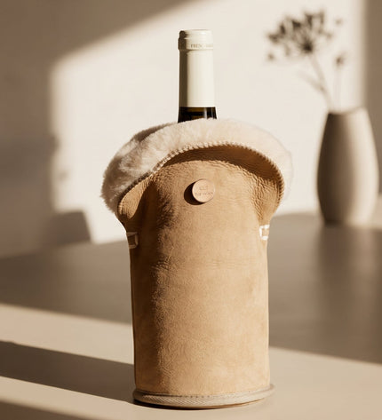 Tulip vachtkoeler Suede Camel - Kywie