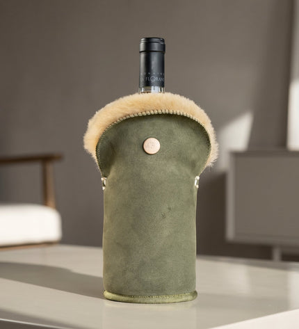 Tulip vachtkoeler Suede Olive - Kywie