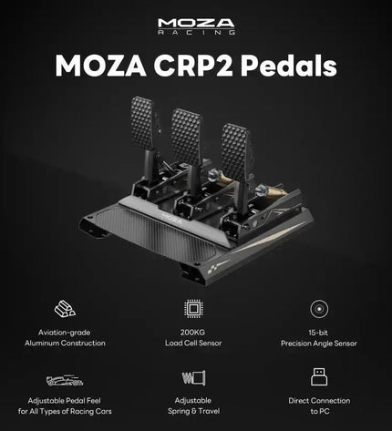 MOZA CRP2 Load Cell Pedals