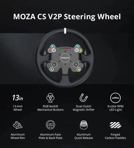 Moza Racing CS V2P Steering Wheel
