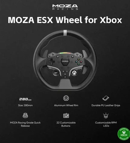 Moza Racing ESX Steering Wheel For XBOX