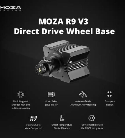 MOZA R9 V3 Direct Drive Wheel Base
