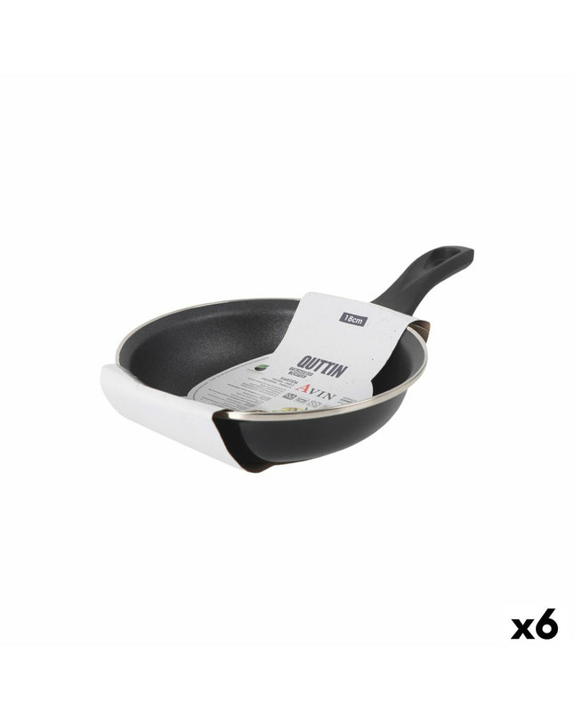 Set of six Quttin Avin kitchen utensils with wooden handles, ideal for cooking and household use.