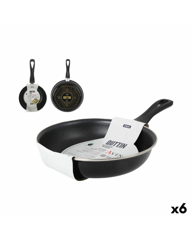 Quttin Pan Quttin Avin set of 6 kitchen cookware utensils with icons on a white background