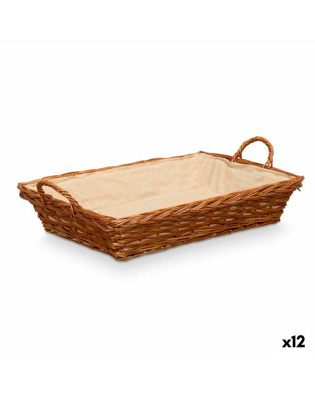 Kipit versatile laundry basket made of polyester and cotton blend, 63x16x41 cm, suitable for home, kitchen, or bathroom use.