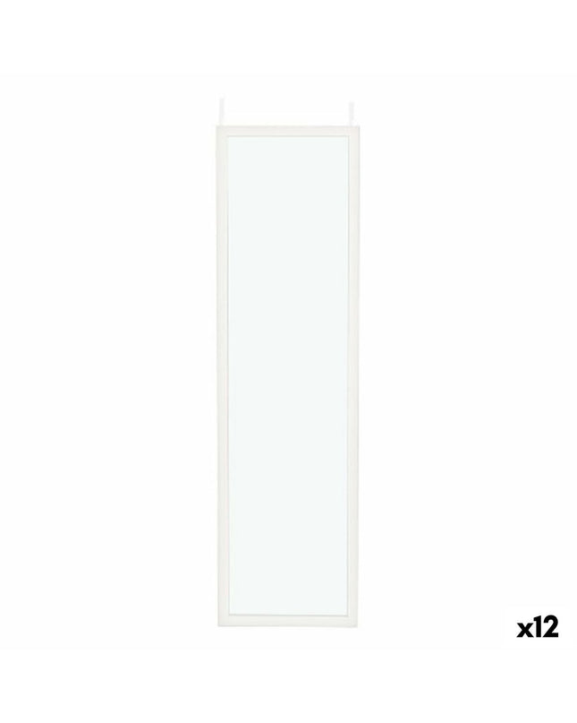 Set of 12 Gift Decor white hanging mirrors, 30x120 cm, modern house decor with sleek, reflective surfaces for stylish interior accents.