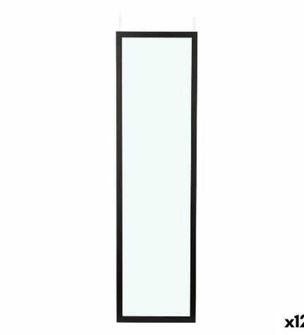 Set of 12 black hanging mirrors by Gift Decor, 30x120 cm, ideal for home decor and stylish wall decorations.