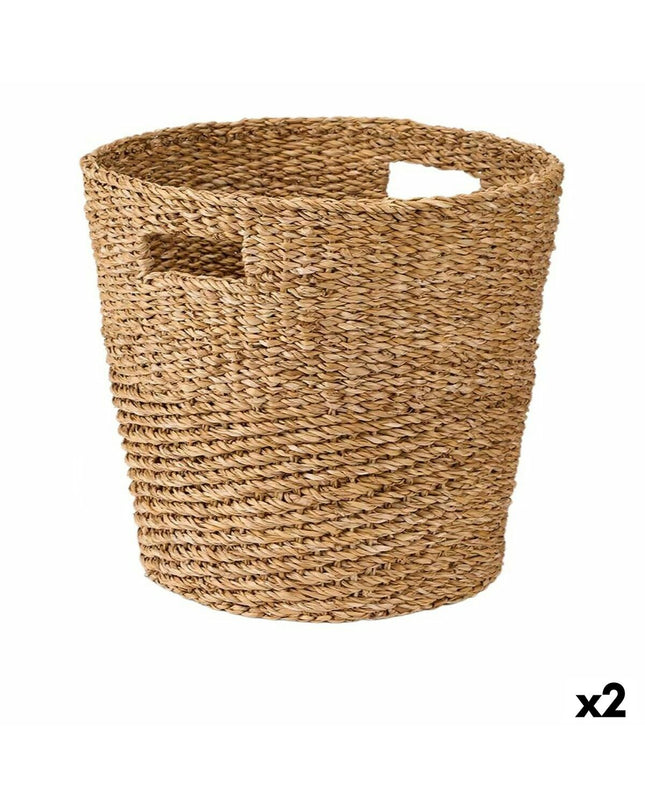 Set of two Bruin Zeealgen storage containers from Gift Decor, ideal for home and kitchen organization.
