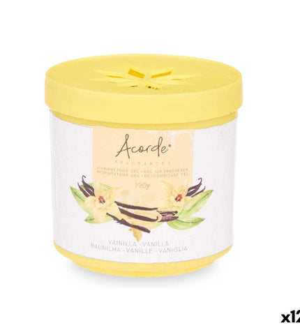 Acorde Vanille luchtverfrisser icon, 190 g, for home and kitchen decor, featuring vanilla scent and brand logo on the package.
