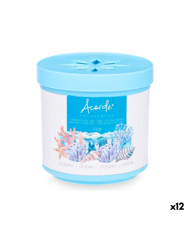 Acorde Oceaan air freshener set with 12 ocean-scented 190g air fresheners for home and kitchen decor.