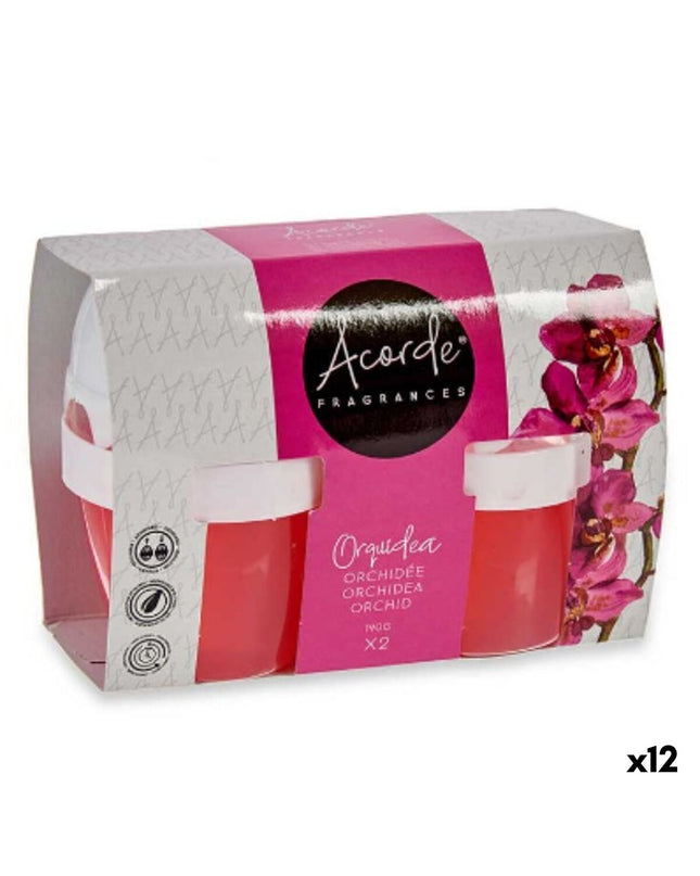 Acorde Orchidee air freshener set with two components, 12 pieces, for home decor and kitchen freshness.