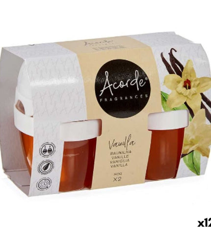 Acorde Vanille air freshener set with two parts, containing 12 pieces for home and kitchen decor, featuring vanilla scent.