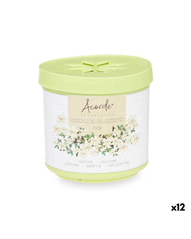 Acorde Jasmijn air freshener pack with 12 jasmine-scented air fresheners, designed for home and kitchen decoration.
