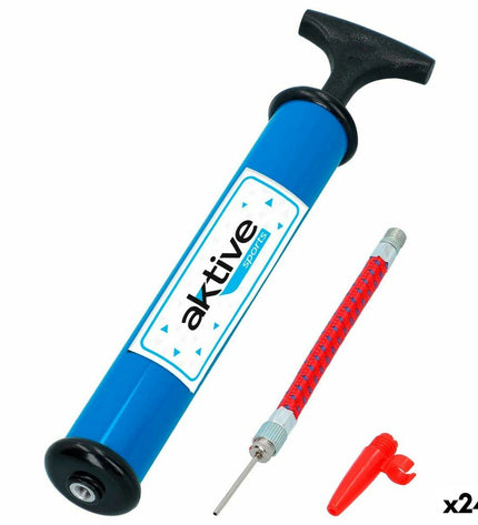 Aktive luchtpomp actief, compact outdoor inflator for camping and hiking, with 24-piece set for outdoor sports and adventures.