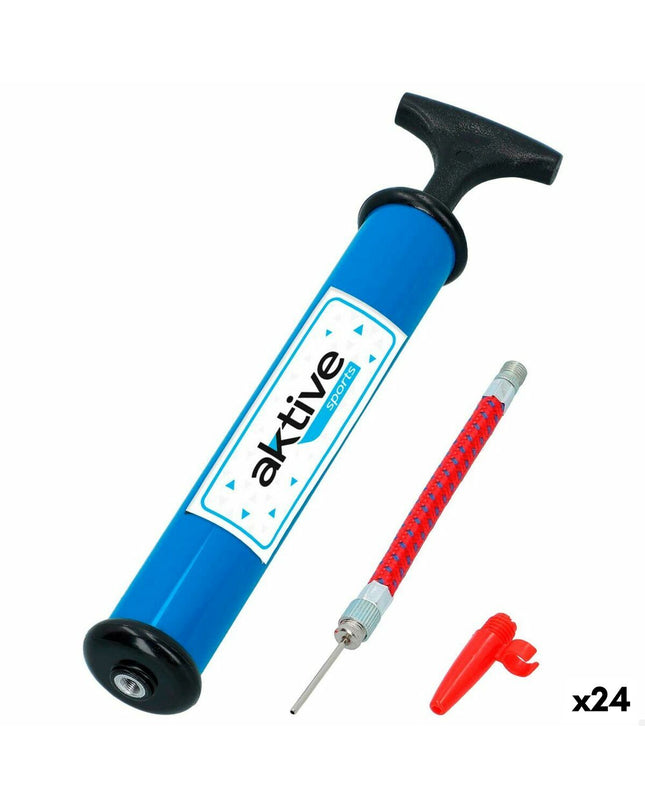 Aktive luchtpomp actief, compact outdoor inflator for camping and hiking, with 24-piece set for outdoor sports and adventures.