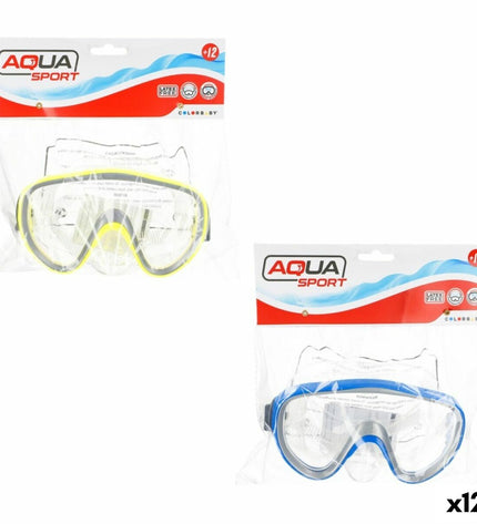 Colorbaby Duikbril for water sports, set of 12, waterproof goggles with colorful lenses for kids.