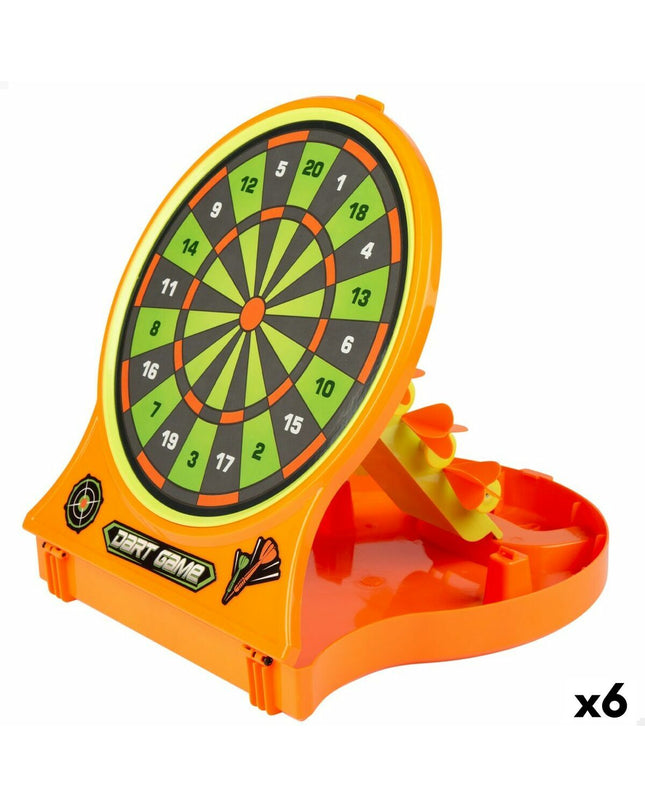 Set of six Colorbaby dart target boards for outdoor sports, measuring 26x30x30 cm, designed for dart games and outdoor fun.