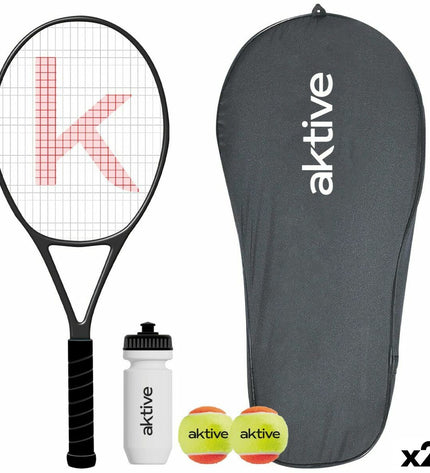 Two Aktive tennis rackets for sport and outdoor play, featuring lightweight frames and grip handles for optimal performance.
