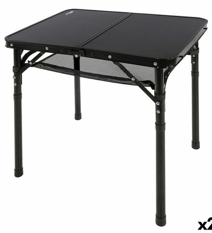 Pair of Aktive folding tables for outdoor camping and hiking, lightweight and portable for outdoor activities.